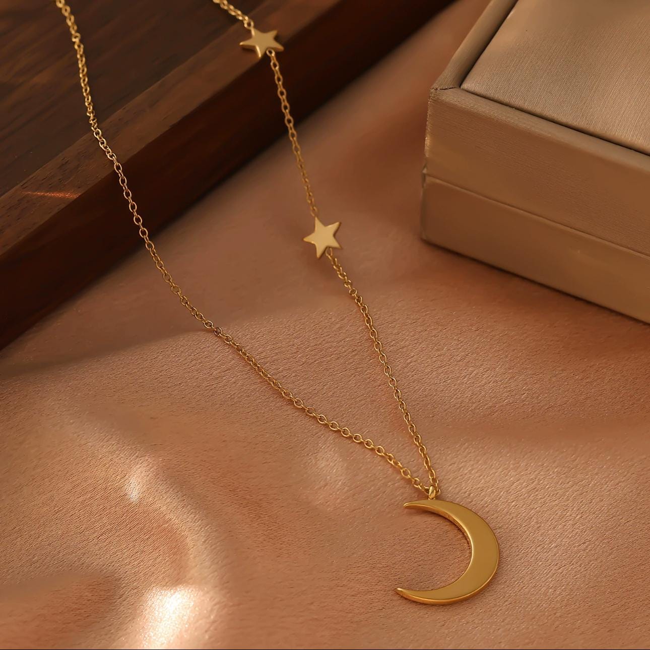 Luna Star Crescent Necklace