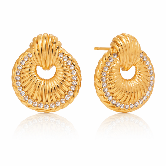 Aurora Radiance Stud Earrings