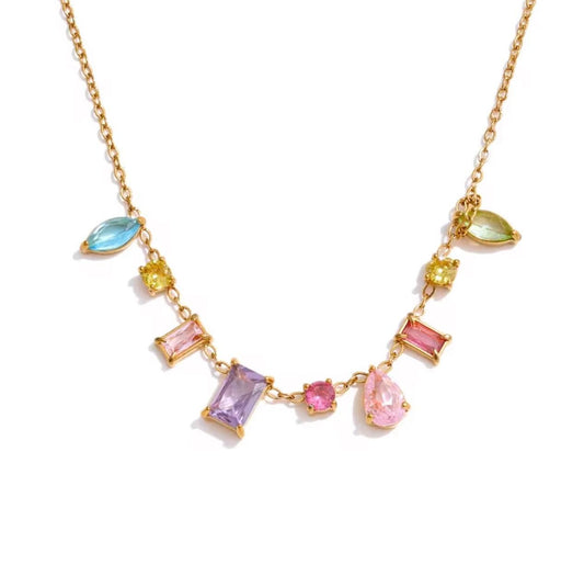 Kaleidos Rainbow Gem Necklace