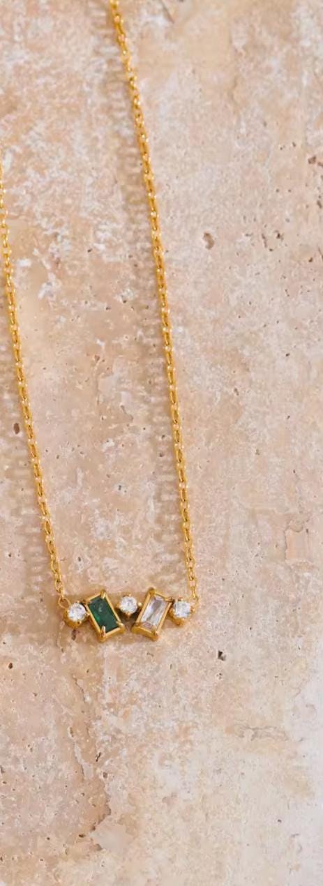 Lunar Glow Crescent Necklace