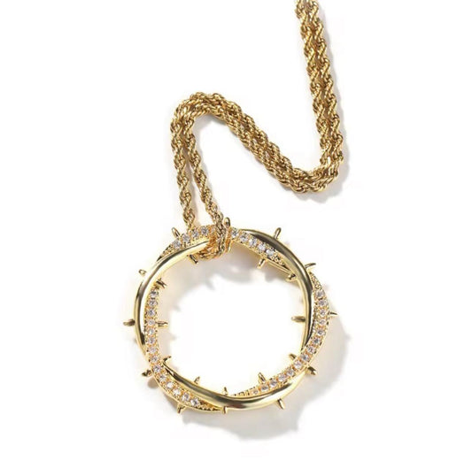 Celeste Crescent Moon Necklace