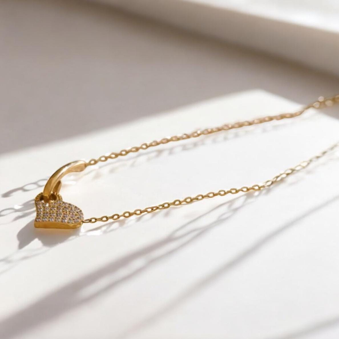 Golden Promise Lock Pendant