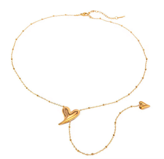 Amour Duo Pendant Necklace