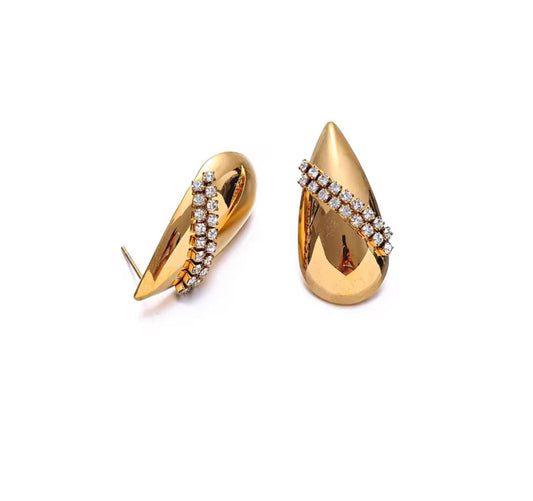 Lumin Teardrop Hoop Earrings