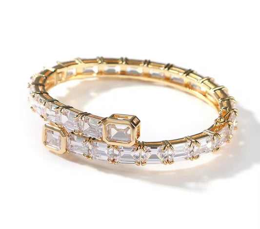 Baguette Radiance Cuff Bracelet