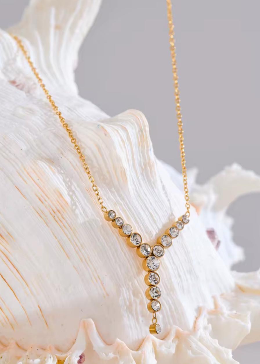 Elara Celestial Drop Necklace